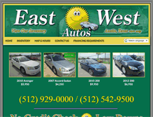 Tablet Screenshot of eastwestautos.com